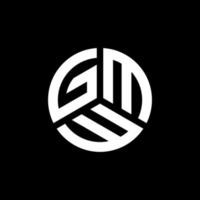 gmw brief logo ontwerp op witte achtergrond. gmw creatieve initialen brief logo concept. gmw brief ontwerp. vector
