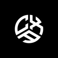 cxa brief logo ontwerp op witte achtergrond. cxa creatieve initialen brief logo concept. cxa brief ontwerp. vector
