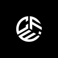 CFE brief logo ontwerp op witte achtergrond. cfe creatieve initialen brief logo concept. cfe-briefontwerp. vector