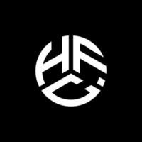 hfc brief logo ontwerp op witte achtergrond. hfc creatieve initialen brief logo concept. hfc brief ontwerp. vector