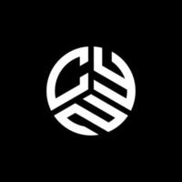 cyn brief logo ontwerp op witte achtergrond. cyn creatieve initialen brief logo concept. cyn brief ontwerp. vector