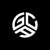 gca brief logo ontwerp op witte achtergrond. gca creatieve initialen brief logo concept. gca-briefontwerp. vector
