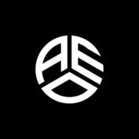 aeo brief logo ontwerp op witte achtergrond. aeo creatieve initialen brief logo concept. aeo brief ontwerp. vector