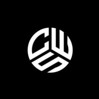 cws brief logo ontwerp op witte achtergrond. cws creatieve initialen brief logo concept. cws brief ontwerp. vector
