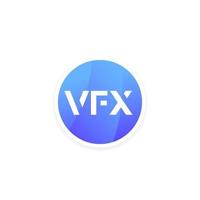 vfx vector-logo voor apps vector