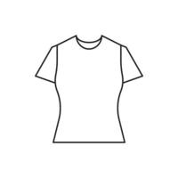 shirt voor symboolpictogram websitepresentatie vector