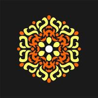 vector mandala sieraad. vintage decoratieve elementen. oosters rond patroon. islam, arabisch, indisch, turks, pakistan, chinees, Ottomaanse motieven. gratis vector