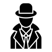 spionage glyph icoon vector