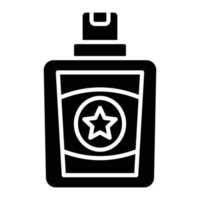 parfum glyph icoon vector