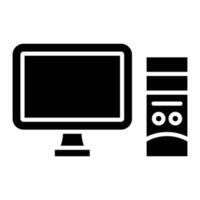 computer glyph-pictogram vector