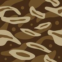 abstract camouflage naadloos patroon met lichtbruine achtergrond vector