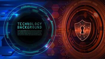 cyber circuit toekomstige technologie concept achtergrond vector