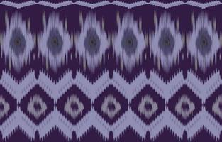 paarse stof ikat naadloze patroon geometrische etnische Oosterse traditionele borduurwerk style.design voor achtergrond,tapijt,mat,behang,kleding,inwikkeling,batik,stof,vectorillustratie. vector