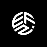 EFZ brief logo ontwerp op witte achtergrond. efz creatieve initialen brief logo concept. efz brief ontwerp. vector