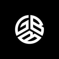 GB brief logo ontwerp op witte achtergrond. gbb creatieve initialen brief logo concept. gbb brief ontwerp. vector