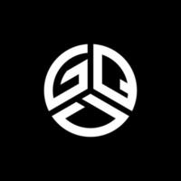 gqd brief logo ontwerp op witte achtergrond. gqd creatieve initialen brief logo concept. gqd-briefontwerp. vector