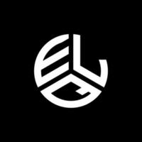 elq brief logo ontwerp op witte achtergrond. elq creatieve initialen brief logo concept. elq brief ontwerp. vector