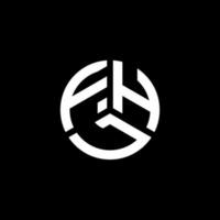 fhl brief logo ontwerp op witte achtergrond. fhl creatieve initialen brief logo concept. fhl brief ontwerp. vector