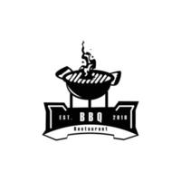 barbecue logo ontwerpsjabloon