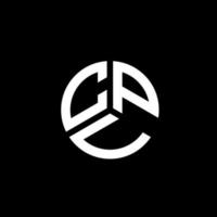 cpv brief logo ontwerp op witte achtergrond. cpv creatieve initialen brief logo concept. cpv-briefontwerp. vector