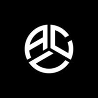 acu brief logo ontwerp op witte achtergrond. acu creatieve initialen brief logo concept. acu brief ontwerp. vector
