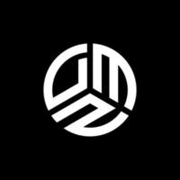 DMZ brief logo ontwerp op witte achtergrond. dmz creatieve initialen brief logo concept. dmz brief ontwerp. vector