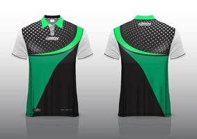 poloshirt uniform ontwerp voor buitensporten vector