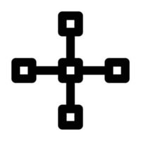 satellietvectorpictogram dat geschikt is voor commercieel werk en gemakkelijk kan worden gewijzigd of bewerkt vector