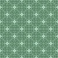 zeegroen en groenblauw geometrisch patroon vector