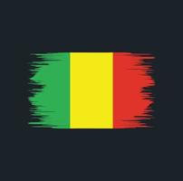 Mali vlag borstel vector