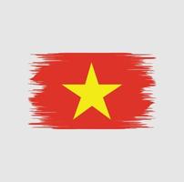 vietnam vlag borstel vector