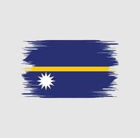 nauru vlag borstel vector