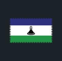 Lesotho vlag vector ontwerp. nationale vlag