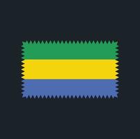 Gabon vlag vector ontwerp. nationale vlag