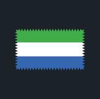 sierra leone vlag vector ontwerp. nationale vlag