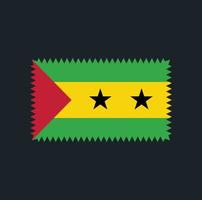 Sao Tomé en Principe vlag vector design. nationale vlag