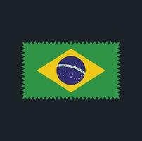 Brazilië vlag vector ontwerp. nationale vlag