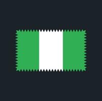nigeria vlag vector ontwerp. nationale vlag