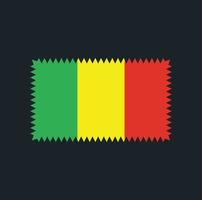 mali vlag vector ontwerp. nationale vlag