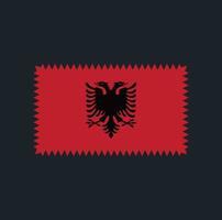 Albanië vlag vector ontwerp. nationale vlag