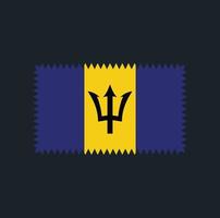 Barbados vlag vector ontwerp. nationale vlag