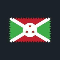 Burundese vlag vector ontwerp. nationale vlag