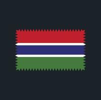 Gambia vlag vector ontwerp. nationale vlag