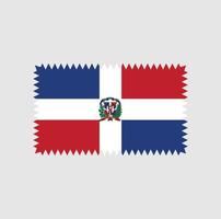 Dominicaanse Republiek vlag vector ontwerp. nationale vlag
