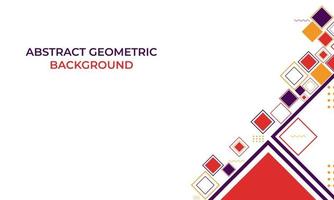 platte kleurrijke abstracte geometrische achtergrond vector