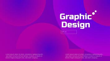 abstracte paarse gradiëntachtergrond met geometrische vormencompositie.vectorillustratie vector