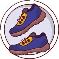 schoenen vectorillustratie op een background.premium kwaliteitssymbolen. vector iconen voor concept en grafisch ontwerp.