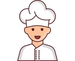 chef-kok vectorillustratie op een background.premium kwaliteitssymbolen. vector iconen voor concept en grafisch ontwerp.