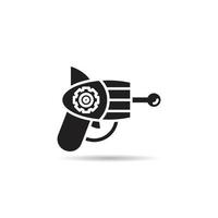 laserpistool icoon vector