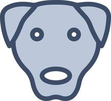 hond gezicht vectorillustratie op een background.premium kwaliteitssymbolen. vector iconen voor concept en grafisch ontwerp.